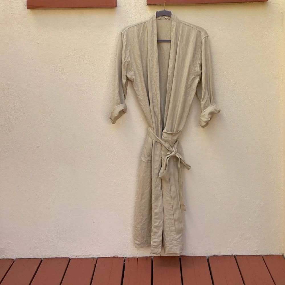 Linen Robe - Picture 2 of 4